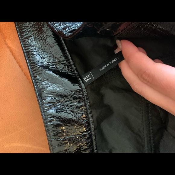 Reclaimed Vintage Faux Leather Moms Pants - Picture 5 of 7